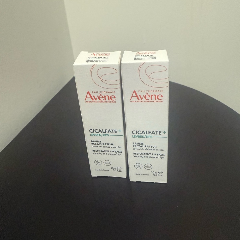 NEW 2x AVÈNE CICALFATE +RESTORATIVE LIP BALM 10 ml